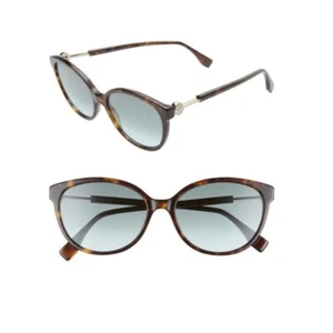NUEVAS gafas de sol Fendi ojo de gato para mujer 57 mm tortuga - Imagen 1 de 12