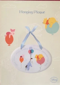 DISNEY WINNIE THE POOH HANGING PLAQUE - BOXED - Picture 1 of 4