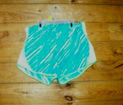 Pantalones Cortos de Correr Justice Girls Azul y Verde Forrados Talla 12 ¡¡USADOS EN EXCELENTE ESTADO!!! Foto 1 de 2