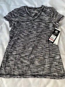 HEAD Womens Space Dye Short Sleeve Athletic Top - Dri Motion - Small - New - Picture 1 of 7