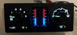 *REBUILT* WHITE LED 02-09 TRAILBLAZER ENVOY ASCENDER MANUAL AC CONTROL - Picture 1 of 4