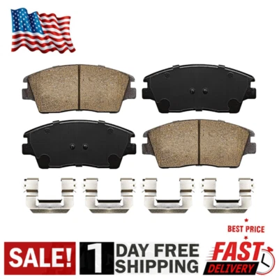 Front Ceramic Brake Pads for 2017 2018-2020 Hyundai Elantra Tucson Kia Sportage - Image 1 of 4