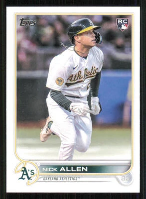 2022 Topps Update #US117 Nick Allen RC - Image 1 of 2