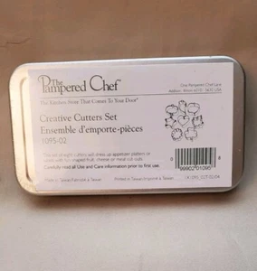 Pampered Chef Creative Cutters Cookie Cutter Set Of 8  #1095 New Sealed  - Picture 1 of 4