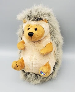 Hedgehog Plush Ganz Webkins Stuffed Animal No Code 8" EUC Clean Toy Gray Brown - Picture 1 of 9