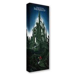 The Little Mermaid Castle 44Hx14W Disney Fine Art by JC Richard - Picture 1 of 1