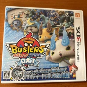 Yo-Kai Watch Busters: White Dog Squad Nintendo 3DS Level 5 Action RPG w/Case 28 - Picture 1 of 4