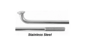 Bike-Cycle- Bicycle Stainless Steel Wheel Spokes x 10 - Picture 1 of 1