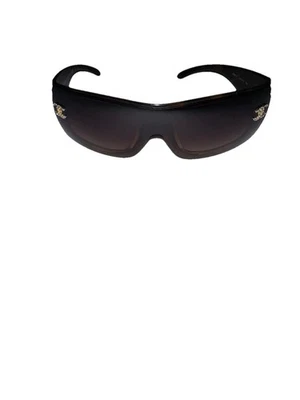 Винтажные солнцезащитные очки Chanel Shield Y2K черепаховые коричневые  - Изображение 1 из 4