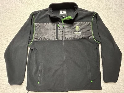 Chaqueta Kawasaki Monster Energy poliéster para hombre 3XL cremallera completa Foto 1 de 4