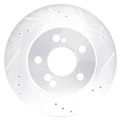 For Mercedes-Benz C36 AMG 95 Brake Rotor DFC Premium Drilled & Slotted Rear - Imagem 1 de 4