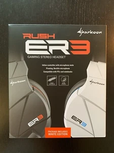 Sharkoon Rush ER3 Gaming Stereo Headset Weiß NEU - Bild 1 von 2