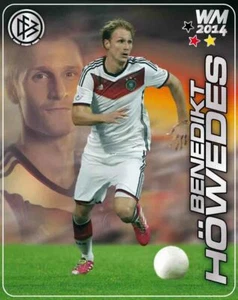 Ferrero Teamsticker Fußball WM 2014 Nr. 9 Benedikt Höwedes Action Sammelbild NEU - Picture 1 of 1