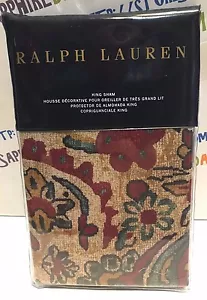 RALPH LAUREN ONE KING SHAM 20X36 EN BOHEMIAN MUSE LARSON NUEVO $185.00 - Imagen 1 de 2