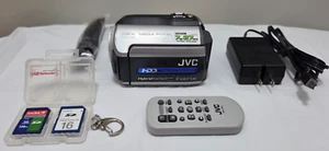 JVC GZ-MG155U HDD 32x Mega Pixel 30GB Hybrid Camcorder With Remote Charger Disk - Picture 1 of 24