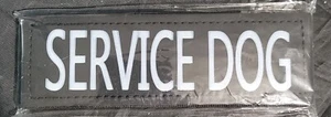 Service Dog / Service Dog in Training Hook & Loop patches 2 each (new) - Picture 1 of 2