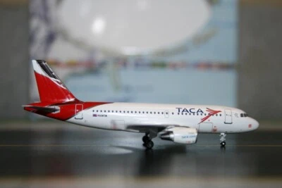 Aeroclassics 1:400 TACA Airbus A319-100 N991TA Die-Cast Model Plane - Image 1 of 4