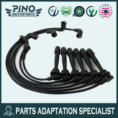 671-6294 Juego de 6 cables de bujía nuevos para Kia Sportage Hyundai Tucson 05-10 LX  Foto 1 de 4
