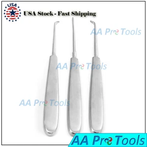 Dental Warwick James Elevatori Radici Dritti, Sinistro, Destro, Laboratorio Estrazione Denti - Foto 1 di 3