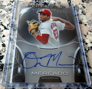 OSCAR MERCADO 2013 Bowman Sterling Autograph Auto Rookie Card RC Cardinals🔥🔥$$