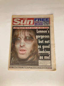 Periódico THE SUN 15 de septiembre de 1999 Liam Gallagher Nuevo Baby Oasis - Imagen 1 de 6