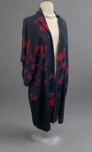 Notori Open Duster long knit wrap raglan sleeve open loose fit top Size M NEW - Picture 1 of 7