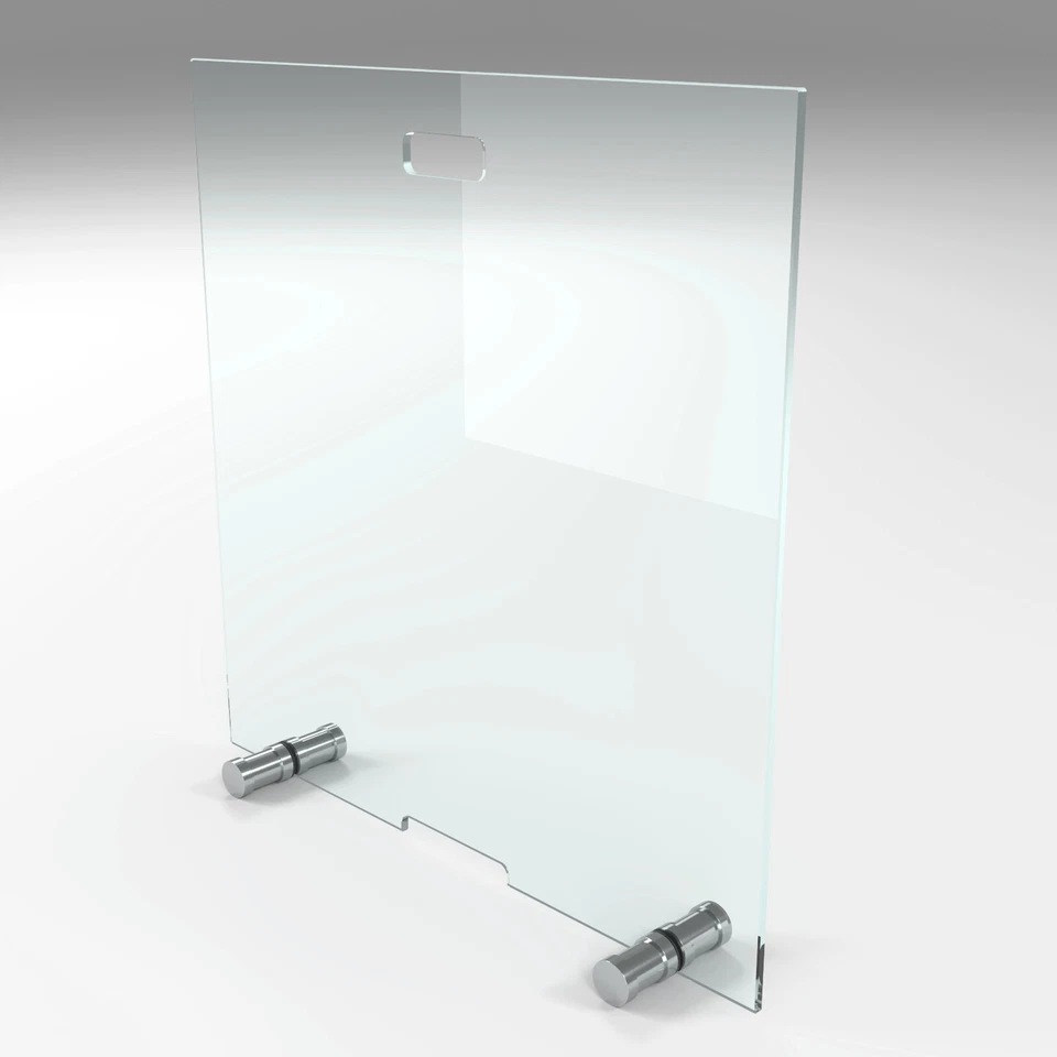 BIJON® Design Glas Funkenschutz Ofenschutz Schutzgitter Kamin Ofen Funkenschutzgitter