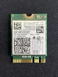 Lenovo Yoga 2 13 Intel 7260NGW WiFi card N7260 20200554 04W3830 04X6009 - Picture 1 of 2