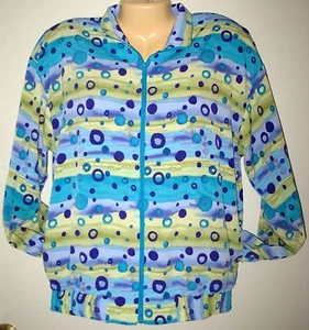 ERIN OF LONDON - SMALL - ZIPPER FRONT - LIGHTWEIGHT POLYESTER JACKET - Picture 1 of 4