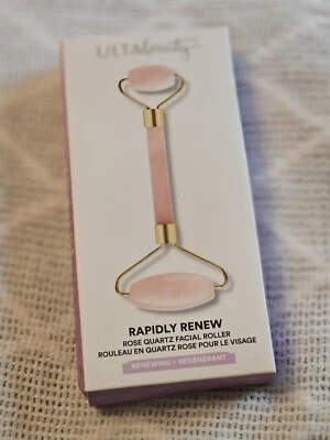 Rodillo facial de cuarzo rosa Ulta Beauty Rapidly Renew **NUEVO**  Foto 1 de 4