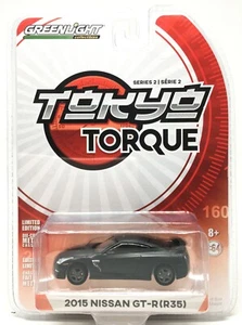Greenlight 2015 Nissan GT-R R35 Matte Black Series 2 29944 1/64 (3") - Picture 1 of 4