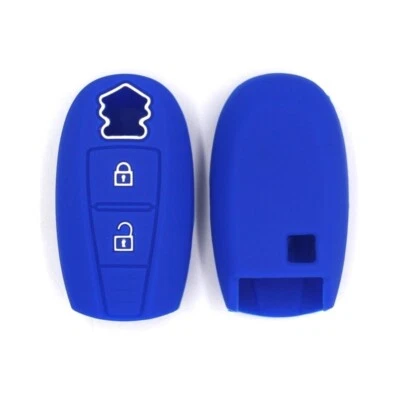 Blue Key Silicone Shell FOB Cover Fit For SUZUKI SX4 Swift Vitara S-CROS — 第 1/2 张图片