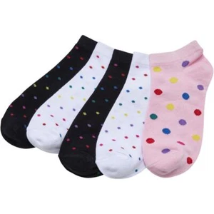 Socks Rainbow Dots Urban Classics No Show 5-Pack Sneaker-Socks Women's New - Picture 1 of 8