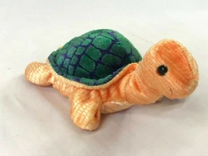 Vintage TY Beanie Baby Turtle Peekaboo 2000 Small Stuffed Animal Tag Attached - Picture 1 of 9