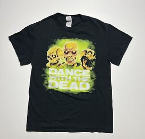 Dance With The Dead Tour Tee 2017 Black Band T-shirt Sz S Double Sided Graphics