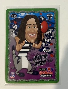2021 TEAMCOACH ODD BODZ GLOW CARD GEELONG CATS - GRYAN MIERS FB14 - Picture 1 of 1