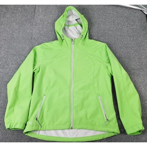 Black Diamond Jacket Women's XL Green Hooded Ski Soft Shell Lined Performance - Picture 1 of 18