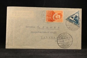 Netherlands Indies: 1933 #C18 Airmail Cover to Holland - Picture 1 of 2
