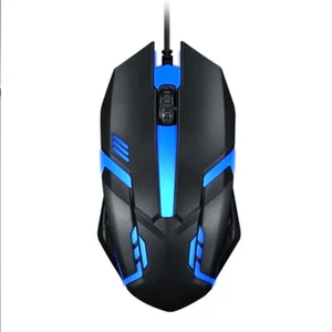 120cm USB 5500DPI 2 Buttons Led Business Mouse Accessories Glow for Game Office - Picture 1 of 12