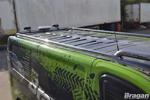 Edelstahl Dachreling + Querträger für Nissan Primastar SWB 14 + Stylingleiste - Bild 1 von 11