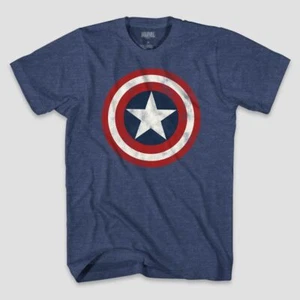 Marvel Captain America Logo Short Sleeve Graphic T-Shirt, XL - Picture 1 of 1