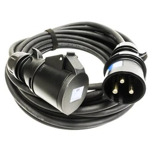 Cable de alimentación 32amp negro eventos CEEform Commando. (3x6mm) 240v H07RN-F Goma - Imagen 1 de 2