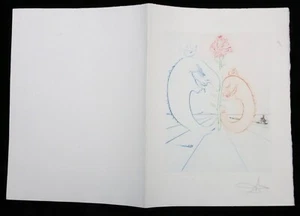 SALVADOR DALI gravure BABAOUO L'Espoir Double Page 1978 SIGNEE BFK Rives - Imagen 1 de 9