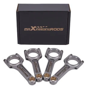 4pcs I-Beam Connecting Rods ARP 2000 for Mazda B6 1.6 B6F BP 1.8 Engine 133mm - Picture 1 of 12