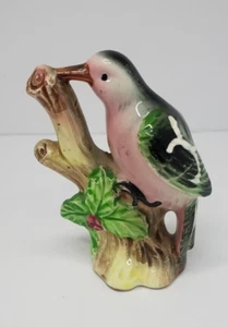 Vintage Porzellan Vogel Figur auf einem Zweig 4 Zoll hoch Sammlerstück Made Japan - Bild 1 von 6