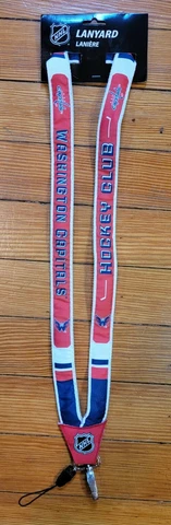NHL Premier Woven Lanyard JF Sports - Washington Capitals Hockey Club NWT Cover