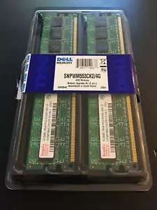 2GB 4x512MB HYNIX PC2-5300E DDR2-667 ECC RAM HYMP564U72CP8-Y5 4 DIMM Modules - Picture 1 of 2