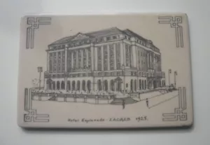 Piastrella ceramica Art Nouveau Hotel Esplanade, Zagabria, Croazia - Foto 1 di 4