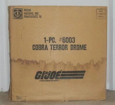 Terror Drome 盒装送货套 1986 复古 G.I. 特种部队套装 3.75 ARAH 眼镜蛇 — 第 1/4 张图片
