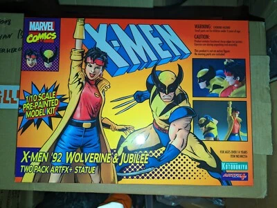 KOTOBUKIYA Marvel X-Men 1992 ArtFx+ Statue Wolverine & Jubilee 2 pack